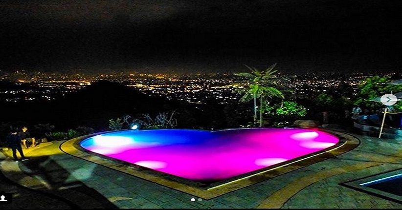 Spot Kekinian Bandung, Taman Love Soreang Terlihat Eksotis saat Malam