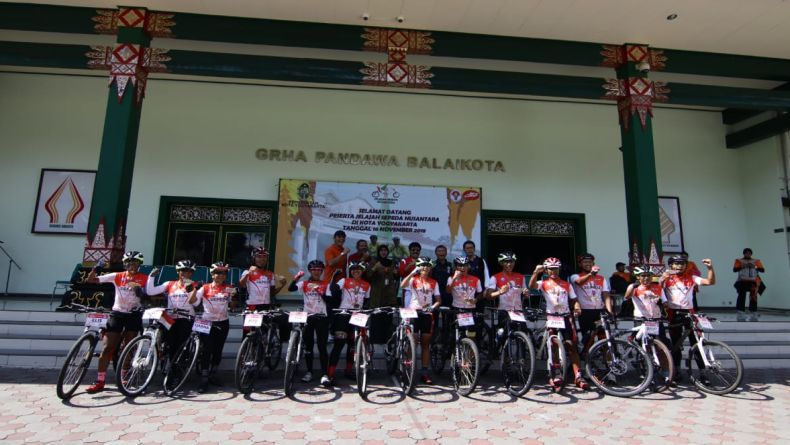 Tim Jelajah Sepeda Nusantara Akhiri Perjalanan di Yogyakarta
