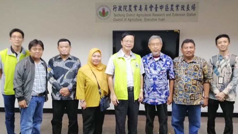 Delegasi Kementan Kunjungi Stasiun Riset Pertanian Taichung