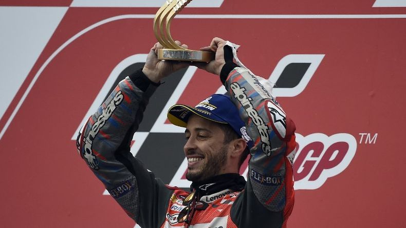 Andrea Dovizioso Semringah Bisa Menang di GP Valencia