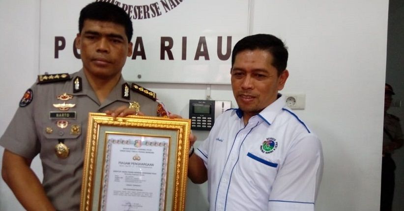 Sukses Ungkap Kasus TPPU Narkoba, Polda Riau Raih Penghargaan Polri