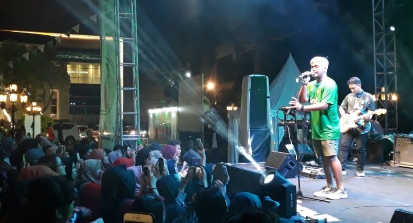 Nobar Timnas Indonesia di Yogya, Abdul Idol Bikin Histeris Penonton