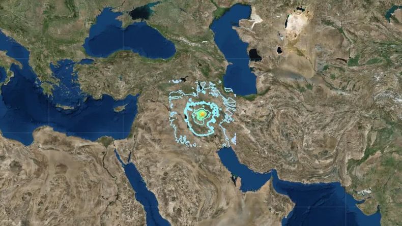 Korban Luka Gempa 6,4 SR di Iran Tembus 640 Orang
