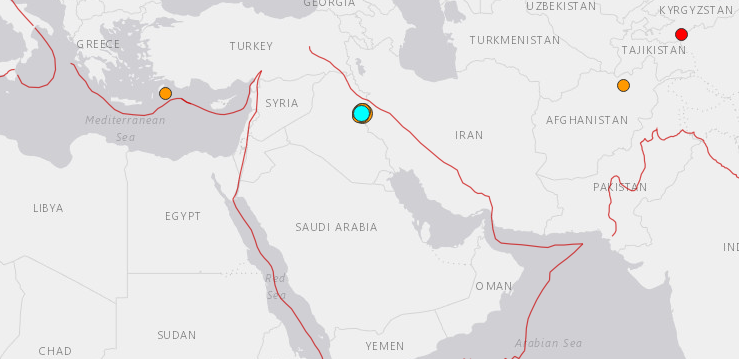 Gempa 6,4 SR Guncang Iran, 260 Orang Terluka