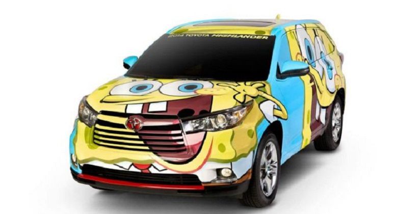 Toyota Pernah Desain Mobil Konsep Spongebob Squarepants