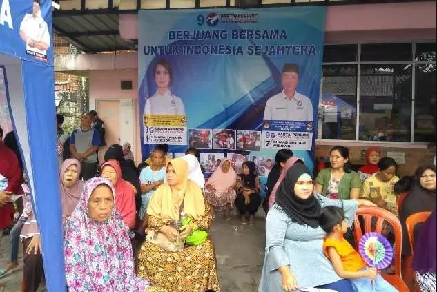 Baja Perindo Gelar Baksos Pemeriksaan Mata di Kebayoran Baru