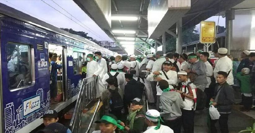Reuni 212, PT KCI Tambah Petugas Layanan hingga 3 Kali Lipat