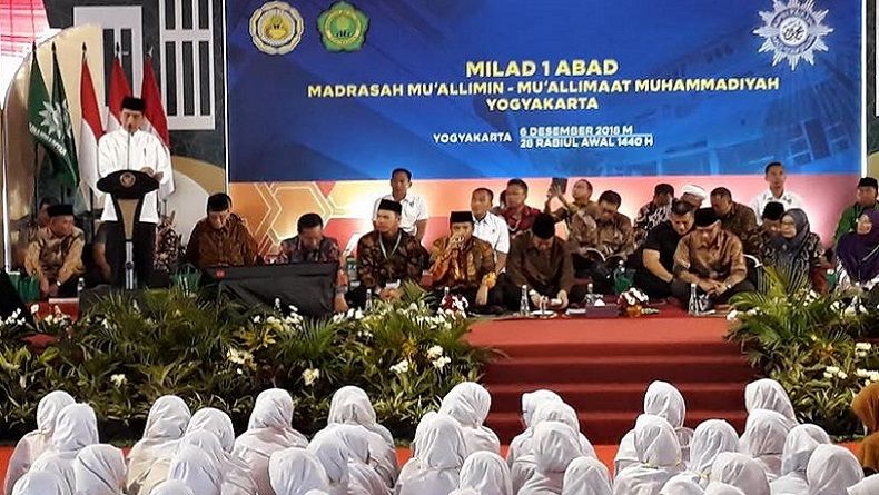 Presiden Jokowi Buka Milad 1 Abad Muallimin-Muallimat Muhammadiyah