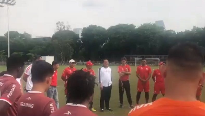 Di Ambang Juara, Dewan Pembina Persija Syafruddin Suntik Moral Tim