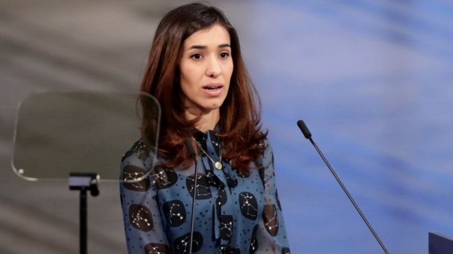 Nadia Murad, dari Budak Seks ISIS Jadi Peraih Hadiah Nobel Perdamaian