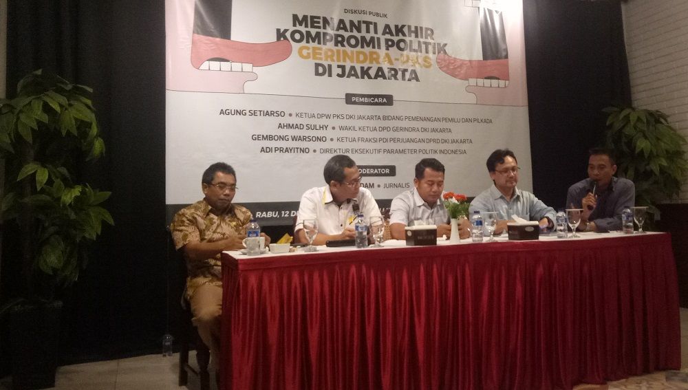 Polemik Cawagub DKI, PKS: Tolonglah Gerindra Hormati Kita