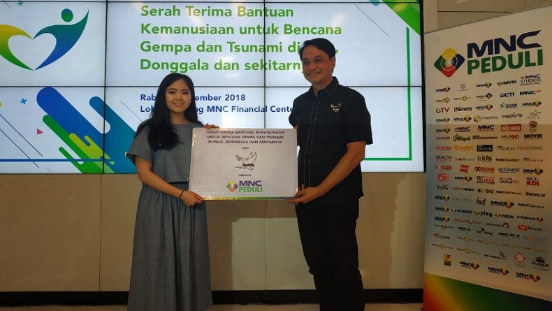 MNC Peduli Terima Donasi Korban Gempa Sulteng dari Persekutuan Doa MNC