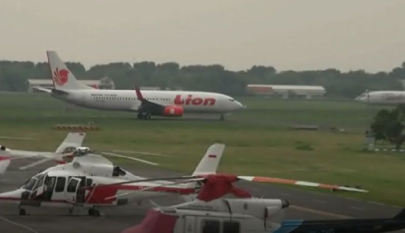 Pesawat Lion Air Batal Landas dari Bandara Sepinggan Balikpapan