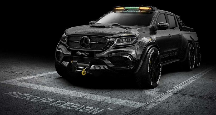 Modifikasi Mercedes-Benz X-Class, Ubah Mobil Kalem Jadi Monster