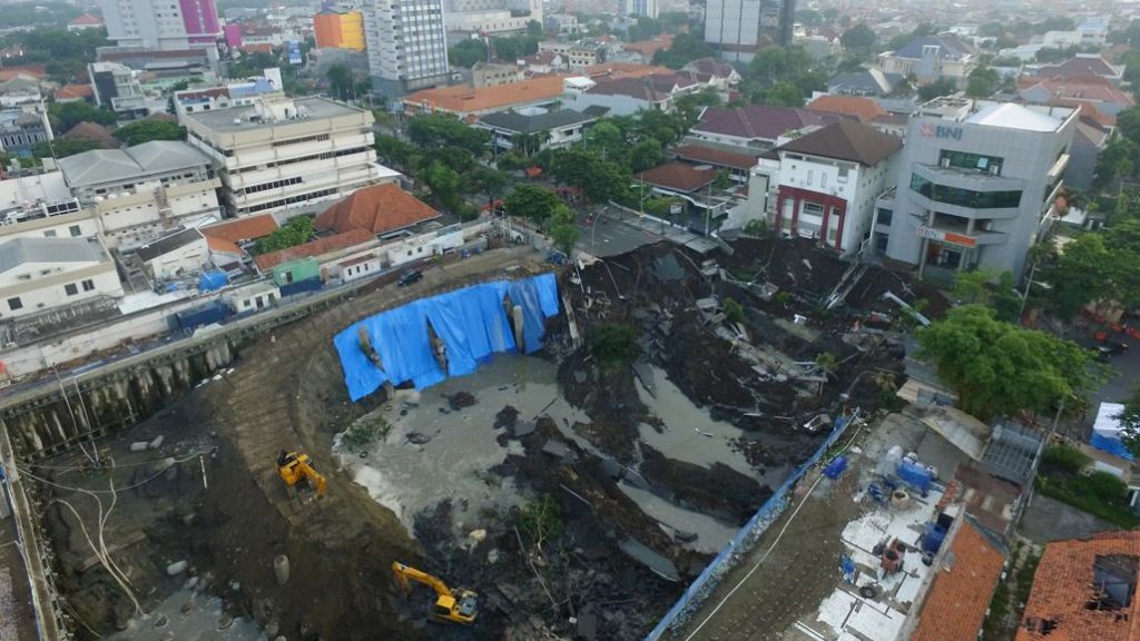 Galian Basement di Jalan Gubeng Sudah Bermasalah Sejak Februari 2018