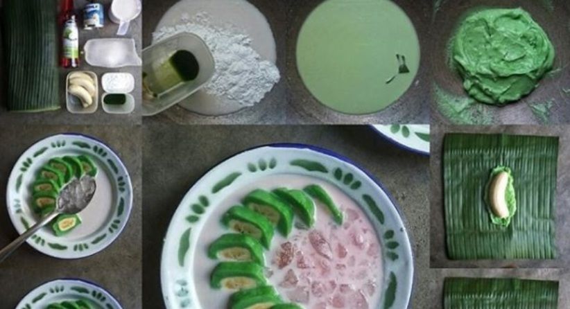Resep Membuat Es Pisang Hijau yang Lembut dan Segar