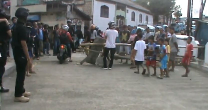 Blokade Jembatan Pitara, Puluhan Preman Dibubarkan Tim Jaguar Depok