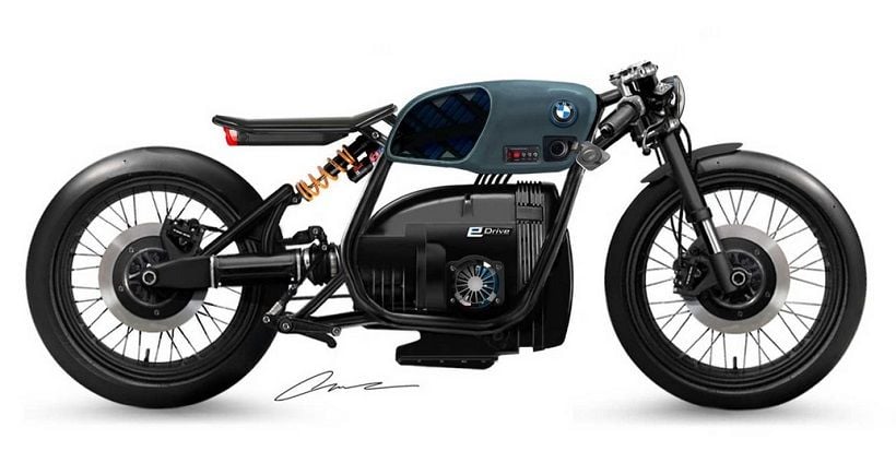 Perancang Belanda Bangun Motor BMW Klasik Bermesin Listrik