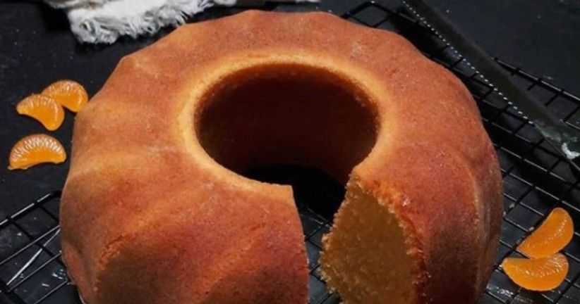 Berkreasi Membuat Bolu Unik Rasa Jeruk, Ada Agar-agarnya