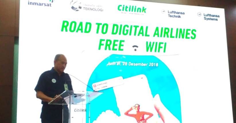 Sasar Milenial, Citilink Akan Sediakan WiFi Gratis di Pesawat