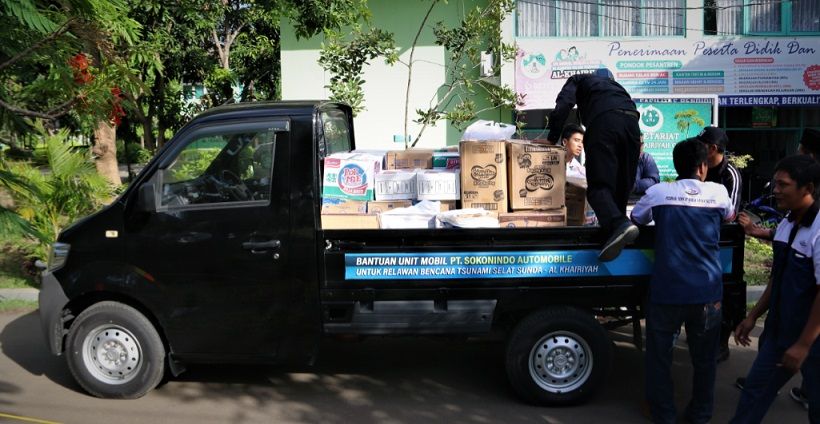 Bantu Korban Tsunami, DFSK Donasikan 1 Unit Mobil Super Cab