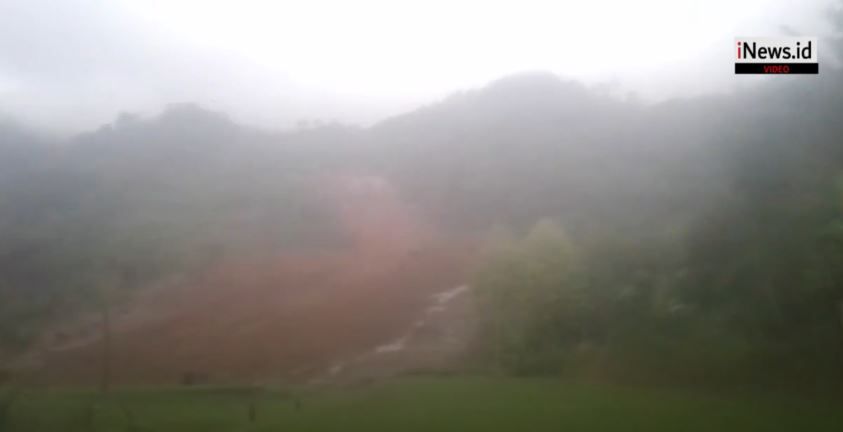 Begini Video Detik-Detik Tanah Longsor di Cisolok Sukabumi