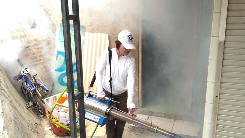 Berantas DBD, Perindo Fogging Gratis Ratusan Rumah di Limapuluhkota
