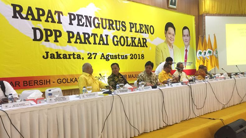 Golkar Gelar Rapat Pleno Bahas Pembentukkan Bappilu 2019