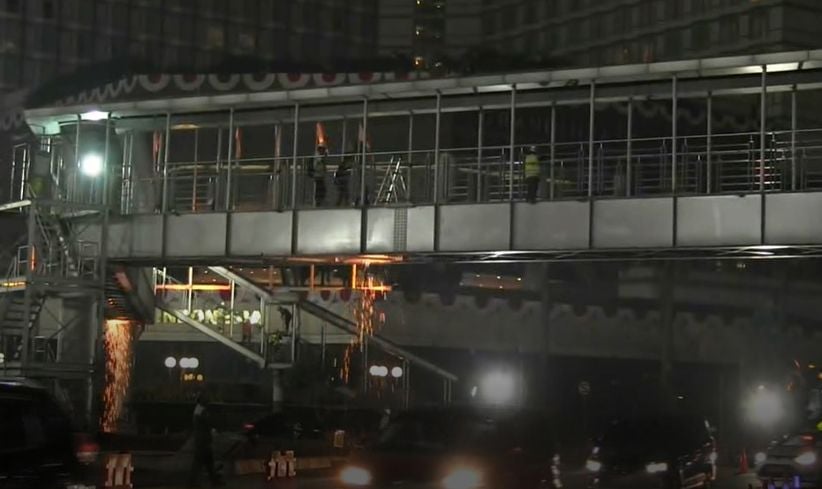 JPO Lebak Bulus Gelap Gulita, Pemkot Jaksel Surati Kementerian PU