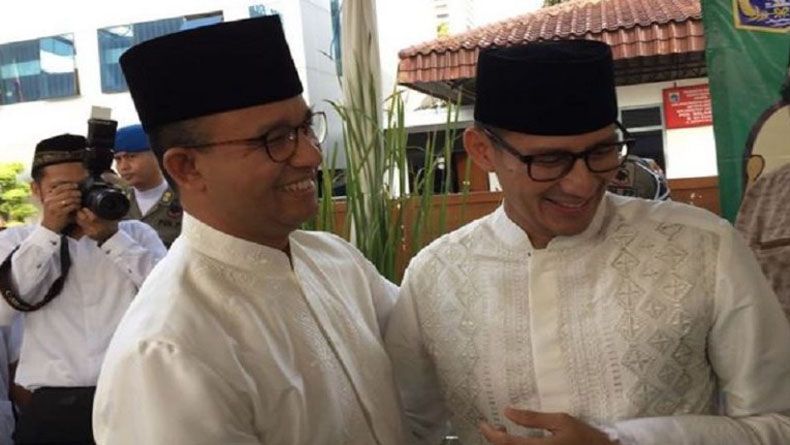 Jadi Capres-Cawapres Idaman Versi Survei Voxpol, Anies-Sandi Mengulang Kesuksesan Pilkada DKI?
