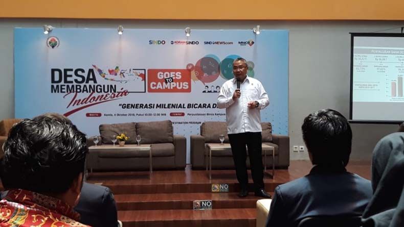 Mendes Ajak Generasi Milenial Ubah Desa Tertinggal Jadi Berkembang