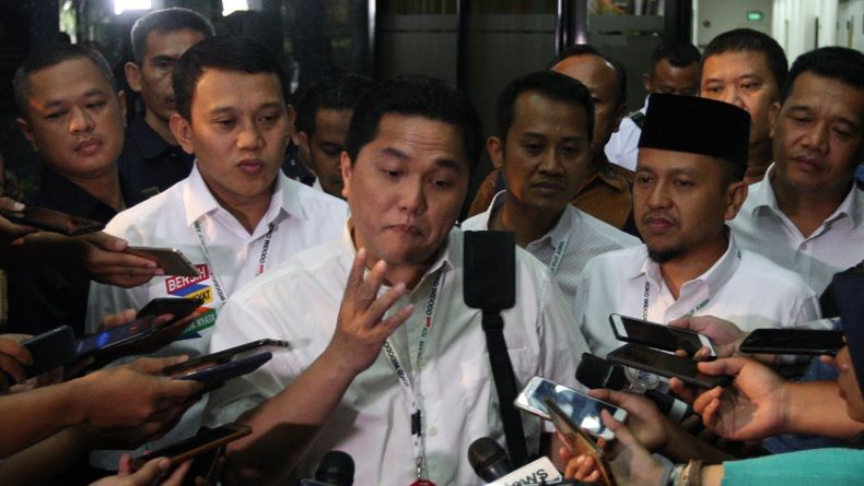 Erick Thohir Temui Moeldoko di Istana Bahas Jadwal Kampanye Jokowi