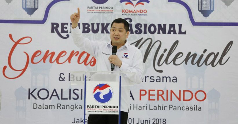 HT Masuk 3 Besar Ketua Umum Parpol Paling Disukai Publik