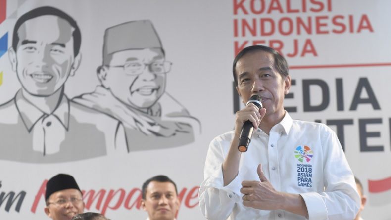 Jokowi Ingatkan Tim Sukses Tak Terlena Hasil Survei yang Bagus