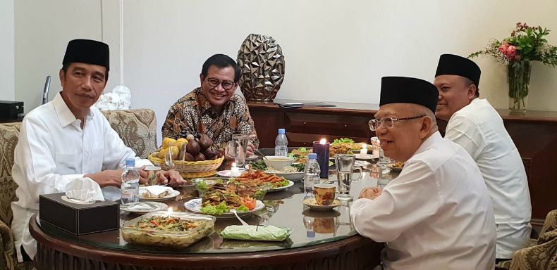 Ini Menu Makan Siang Jokowi dan Ma'ruf Amin