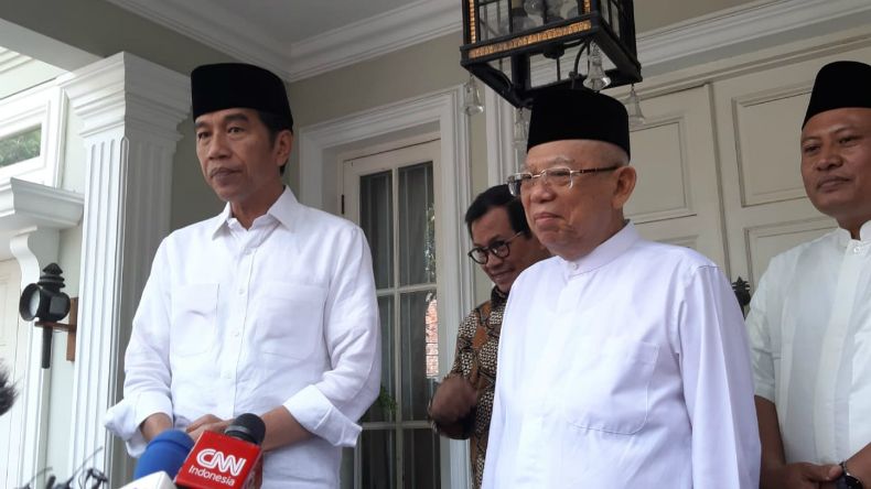 Ma'ruf Disebut Tak Dongkrak Elektabilitas, Jokowi: Di Survei Kelihatan