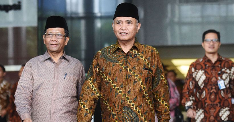 Mahfud Sampaikan Ceramah Makna Idul Fitri dan Kenegaraan di KPK