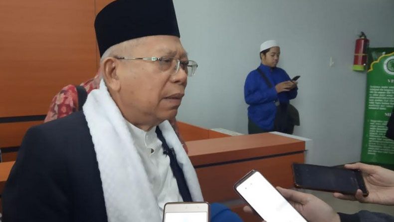 KH Ma'ruf Amin Doakan Indonesia Dijaga dari Tsunami Fitnah