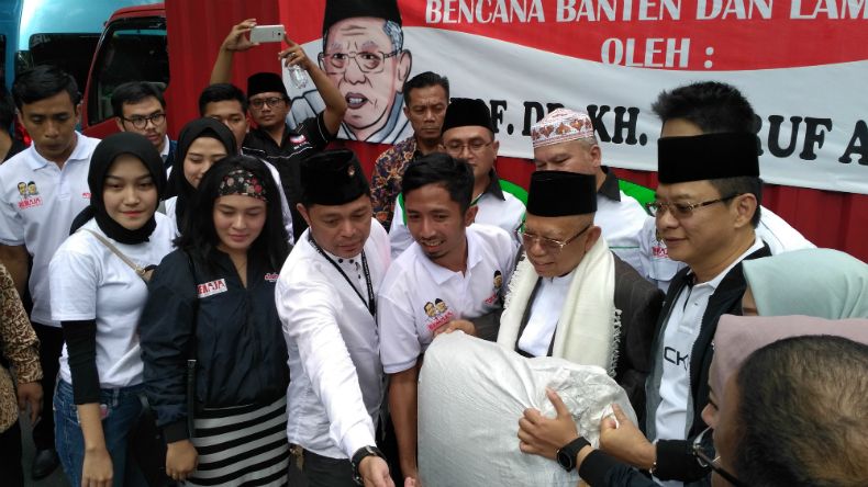 Ma'ruf Amin Kunjungi Korban Tsunami Selat Sunda di Banten Hari Ini