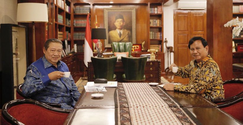 SBY Ngopi Pagi Bareng Prabowo