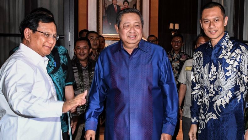 Prabowo dan SBY Bahas Strategi Pemenangan di Jabar, Jateng dan Jatim