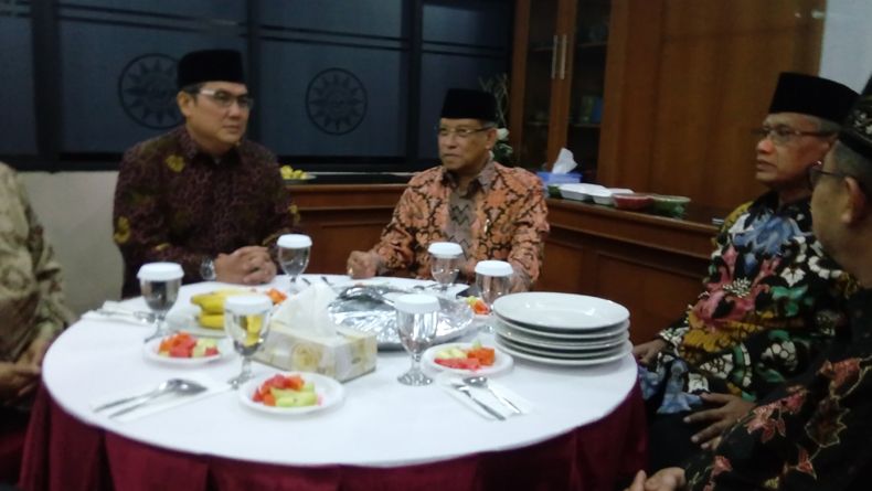 Haedar Nashir Sambut Kedatangan Pengurus PBNU di PP Muhammadiyah