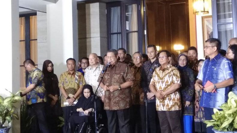 Konferensi Pers Bareng Prabowo, Pesan SBY: Tolong Kami Jangan Diganggu
