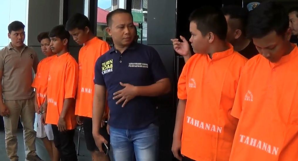 Komplotan Begal Sadis Gengster Jakarta Ditangkap Polres Bekasi