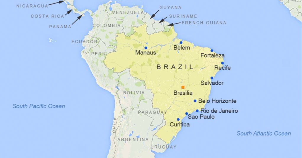 Gempa 6,8 SR Guncang Brasil Barat