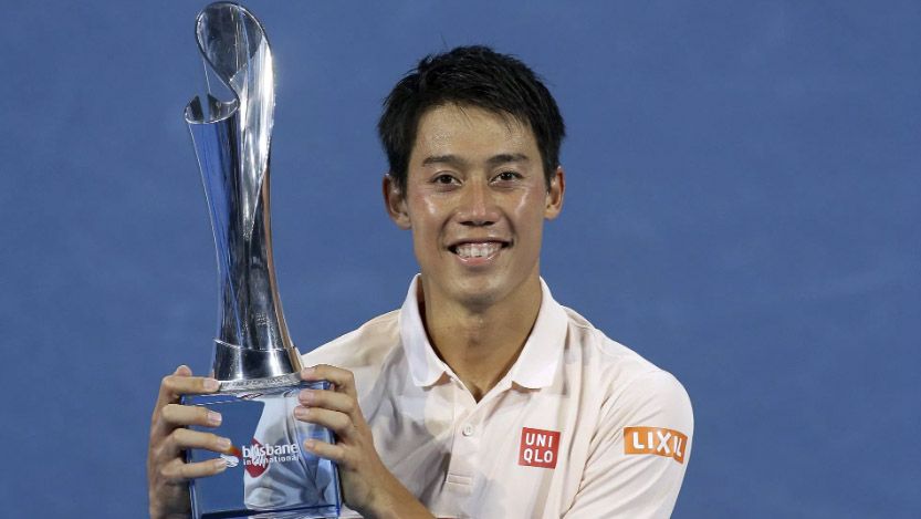 Raih Gelar Brisbane International, Nishikori Mengaku Emosional