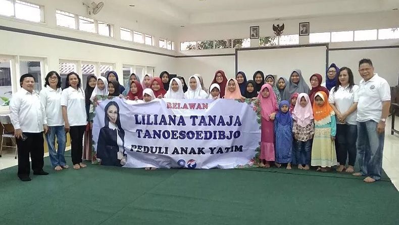 Gerkindo-Relawan Liliana Tanoesoedibjo Beri Bantuan ke Panti Asuhan