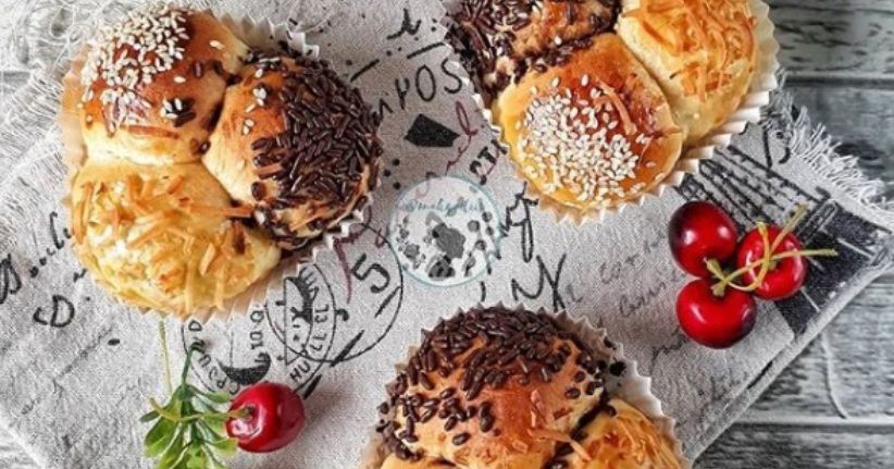Rahasia Membuat Roti Sobek Mini Isi Cokelat Bertekstur Lembut