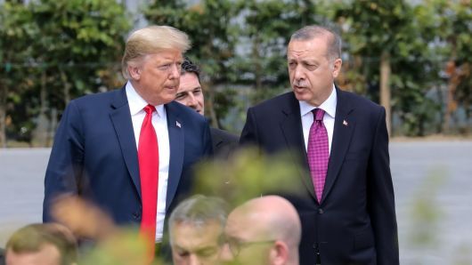 Trump dan Erdogan Kompak Pertimbangkan Bangun Zona Keamanan di Suriah