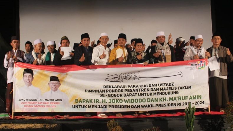 Ulama Se-Bogor Barat Deklarasikan Dukungan kepada Jokowi-Ma'ruf